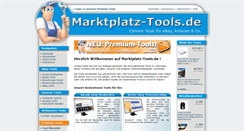 Desktop Screenshot of marktplatz-tools.de